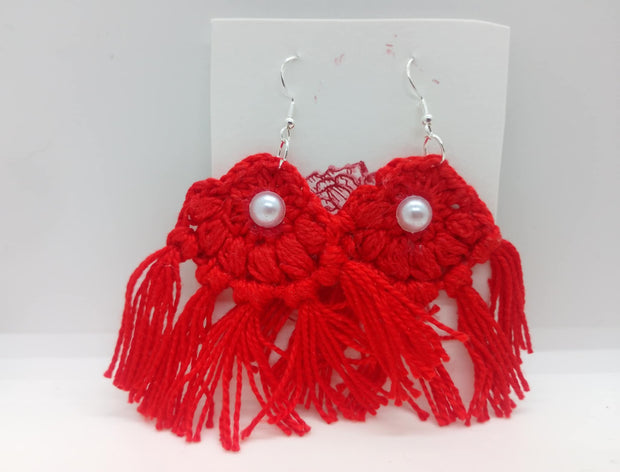 Handmade Crochet Earrings – Lightweight & Stylish Accessories