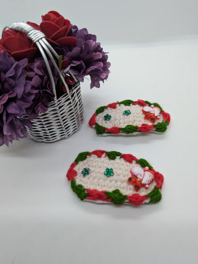 Handmade Crochet Hair Clips – Stylish & Cute Accessories