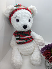 Handmade Crochet Teddy Bear – Soft & Cuddly Amigurumi Plush