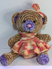 Handmade Crochet Teddy Bear – Soft & Cuddly Amigurumi Plush .Made to Order