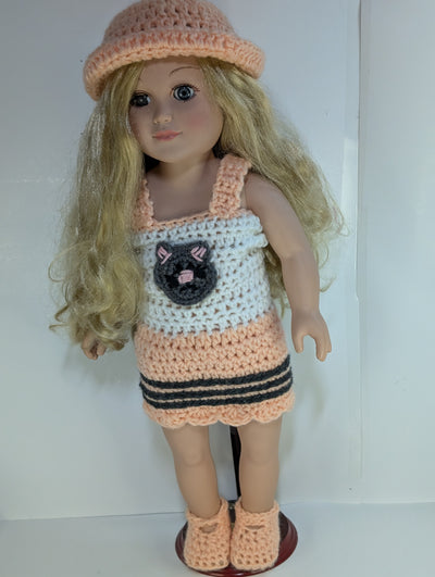 Adorable Crochet Clothes for 18-Inch Dolls/ Made To Order