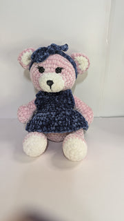 Handmade Crochet Teddy Bear – Soft & Cuddly Amigurumi Plush .Made to Order